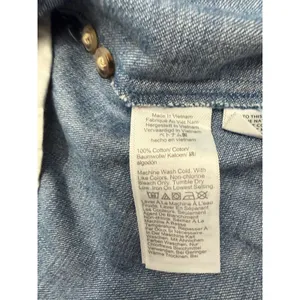 Madewell Denim Shirt Dress Women 4 Blue Cotton Cinched Waist Long Sleeve thumbnail 5