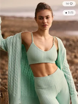 Beach Riot Georgia Crop Top Mint Size XS thumbnail 1