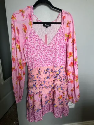Rosedress Floral Dress Pink thumbnail 1