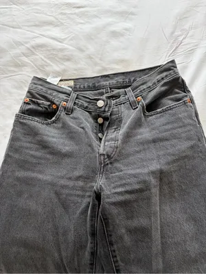 Levi's 501 Straight-Leg Jeans in Faded Black thumbnail 2