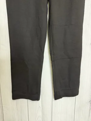 NWT Skies Are Blue Trouser Pants Elastic Waist Black Sz L (34x28) High Rise NEW thumbnail 3