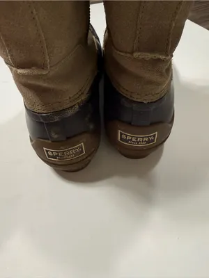 Sperry Top Sider Syren Misty Knit Cuff Waterproof Duck Boot Brown Size 8.5 thumbnail 3
