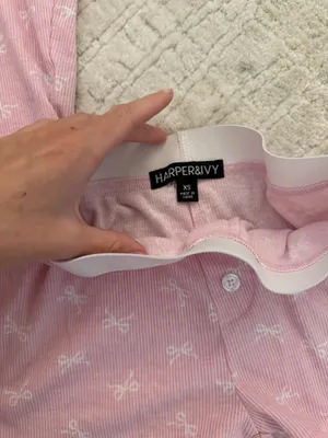 Bow pj set Pink Size XS thumbnail 4
