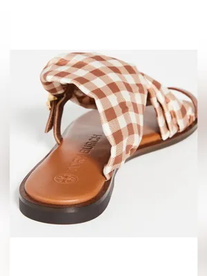 New in Box Tory Burch Selby Scarf Sandal Sz 8 thumbnail 3