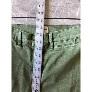 J.Crew Slim Wide Leg Pants Olive Green High Rise Crop AV814 Womens 26 thumbnail 3
