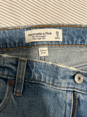 Curve Love 90s Straight Abercrombie Ultra High-Rise thumbnail 3