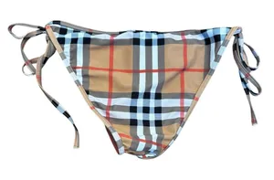 Burberry London England Classic Nova Check Side Tie Bikini Bottom Estimate Small thumbnail 1