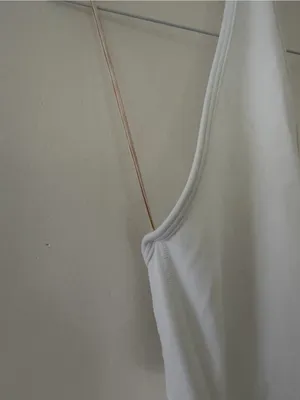 Aritzia Wilfred Free LIFE Whistle Dress in White Size Large Preppy Tennis Prep thumbnail 9
