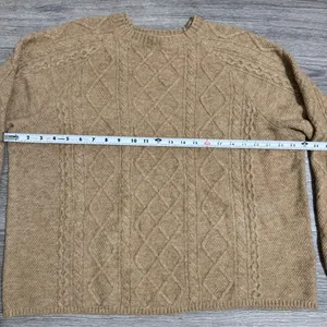 Vince Camuto Women Warm Cozy Pullover Crew Neck Cable‎ Sweater XL Relaxed Fit thumbnail 8