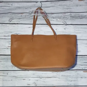 Nine West large shoulder bag tote bag tan brown thumbnail 5