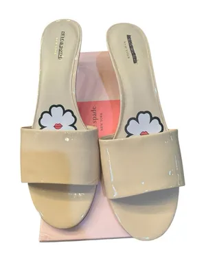 KATE SPADE New York Women's Size 9.5‎ M Savvi Heeled Sandal, Tusk NEW thumbnail 1