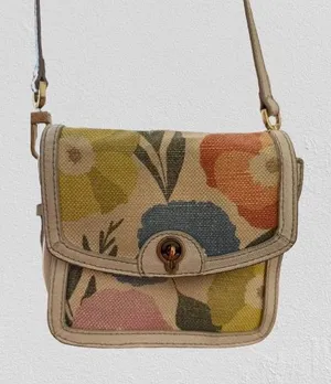 Fossil Floral leather Crossbody Bag. thumbnail 1