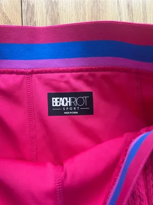Beach Riot Shore Skort Small Orchid Cable Pink Textured Tennis Athletic Skirt S thumbnail 5