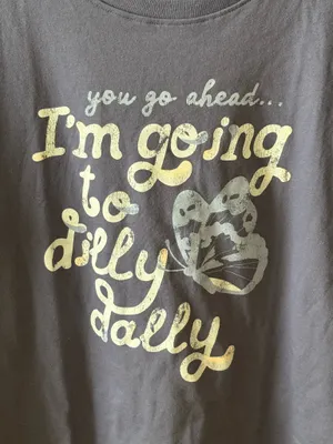 Thereabouts Blue Dilly Dally Crop Top Size XL thumbnail 4