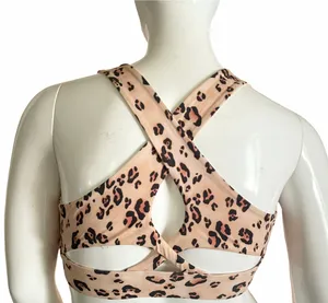 Just Fabulous Jeans Leopard Print Sports Bra thumbnail 3