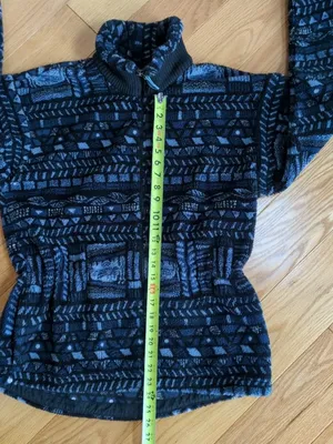 VTG USA Columbia Jacket Womens Sz MED Fleece Abstract Aztec Southwest Full Zip thumbnail 12