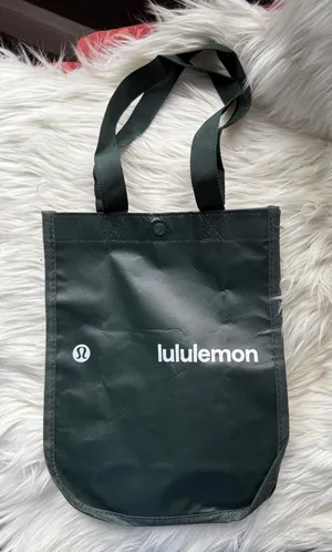 Lululemon Black Tote Bag with Logo thumbnail 1