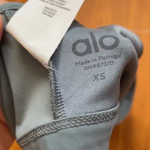 Alo Cutout Blue Gray Tank Top thumbnail 4