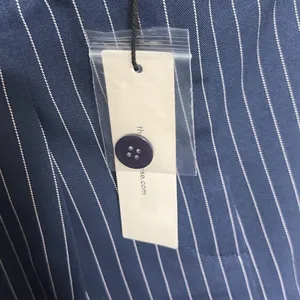 ✨Commense Pinstripe Pleated Wide-Leg Navy Sz Small Pants✨ thumbnail 10