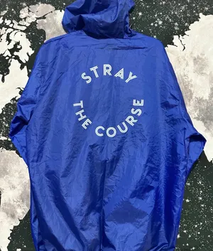 Virgin Voyages Meteor Shower Packable Rain Jacket Blue Size XL thumbnail 6