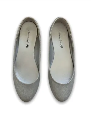 American Eagle, size 6.5, silver sparkler ballet flats thumbnail 3