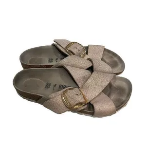 Birkenstock Siena Big Buckle Sandals‎ Washed Metallic Rose Gold thumbnail 3