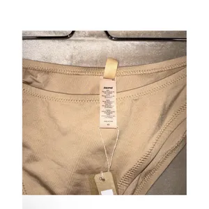Skims Swim Micro Tanga Bikini Bottom Womens Sz 4X Tan Nylon Stretch Beach Swim thumbnail 3