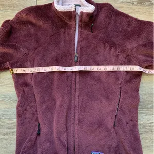 Patagonia Mauve Purple Full Zip Fleece Jacket M thumbnail 3
