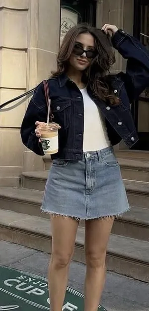 Gap Denim Jean skirt  thumbnail 1