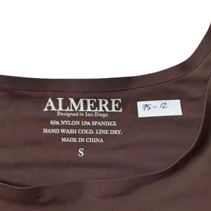 Almere Brown Seamless Crop Top Women's Size Small | 75-12 thumbnail 3