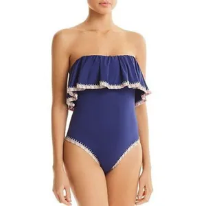 New. Platinum by PilyQ navy swimsuit. Retails $164 thumbnail 3