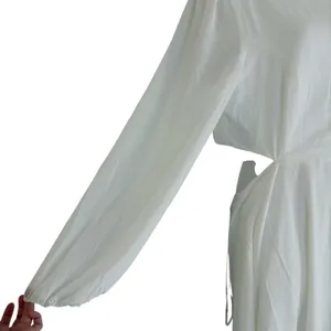 Lulu’s White Garden Bliss Long Sleeve Cutout Mini Dress XL Cocktail Bridal Party thumbnail 5