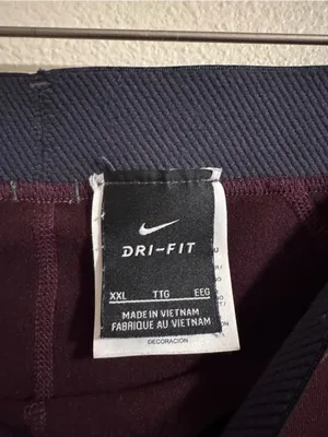 Nike Women's Plum Performance Leggings with Black Waistband thumbnail 2