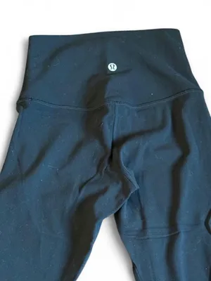 Lululemon High-Rise Align Leggings, Cropped, Black, Size 2 thumbnail 3