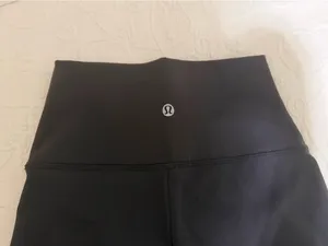Lululemon Black Cropped Leggings thumbnail 3