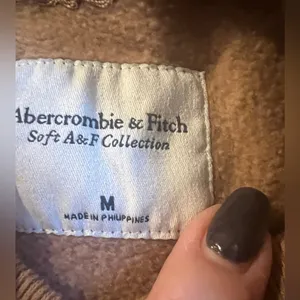 Abercrombie & Fitch‎ Women’s Medium Mini Mockneck Colorblock Fleece Sweatshirt thumbnail 5