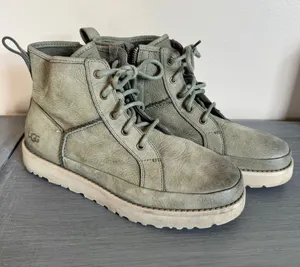 UGG Deconstructed Lace Up Hiker Boot Olive Green Size 9 1127991 thumbnail 1