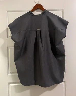 Rafaela Scrub Top, Graphite thumbnail 3