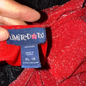 Limited Too Sparkling Red Long Sleeve Top thumbnail 2