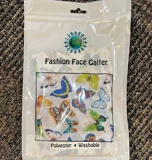 Lee Butterfly Print Fashion Face Gaiter thumbnail 1