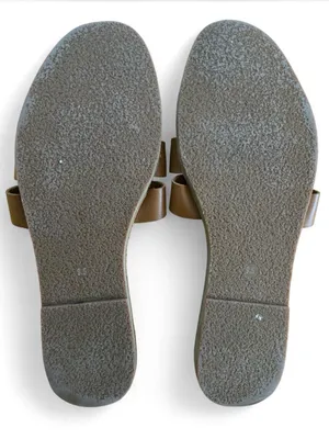 Madewell Woven Strap Slide Sandals in Dark Brown - Women's Casual Slide thumbnail 2
