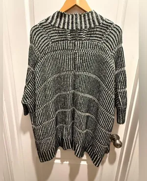 Alice + Olivia Wool Blend Nera Rib Knit Box Cardigan Size S thumbnail 6