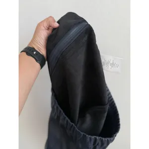 Susan Graver Women's Faux Leather Wide-Leg Crop Pants Dark Navy Size 1X Stretch‎ thumbnail 9
