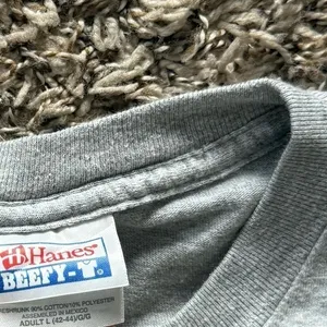 Gildan Eskimo Joes Shirt large Route 66 Get Your Kicks Celebrate 80 Gray Vintage thumbnail 6