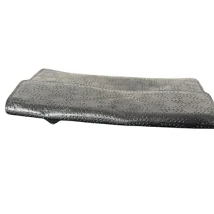 Lodis Black Leather Trifold Wallet Perforated‎ Flap Pocket Envelope Card Case ID thumbnail 6