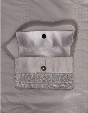 LULU Beaded Purse Silver thumbnail 5