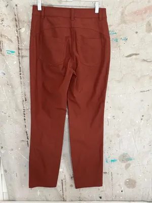 Lululemon City Sleek 5 Pocket 7/8 Pant, Dark Terracotta thumbnail 5