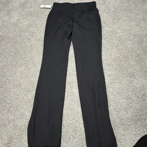 Peach Black Astrid split Flare leggings‎ NWT thumbnail 7