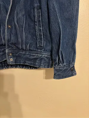 Vintage Julie K Setterdahl Denim Jacket Womens M Puff Sleeve Western Prairie thumbnail 6