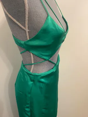 ZARA Satin Midi Dress. Size Small thumbnail 9